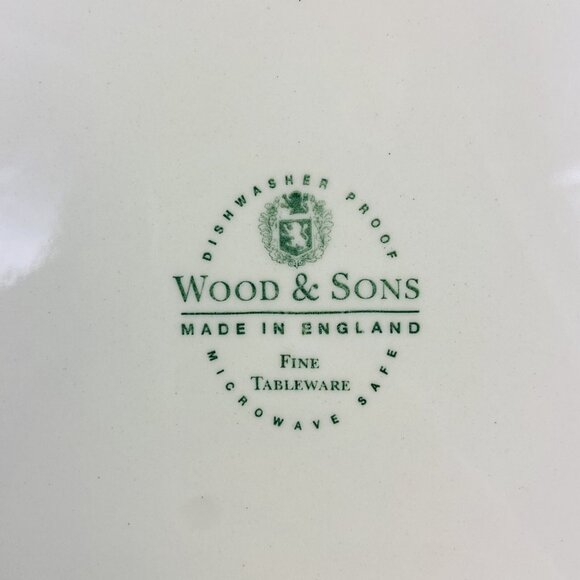 Wood & Sons Set 2 Plates 10.75” The Kitchen Garden England Microwave Dishwash C - Picture 4 of 4